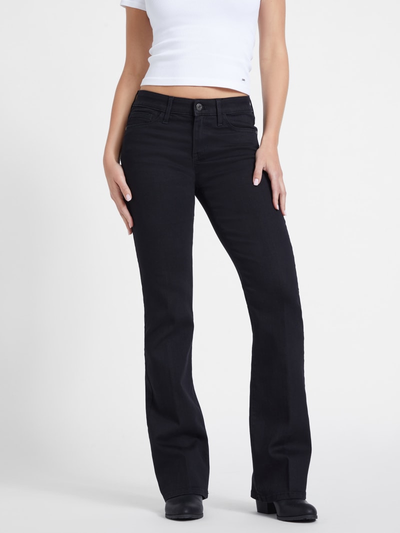 Eco Lyllah Mid-Rise Bootcut Jeans | GUESS Factory Ca