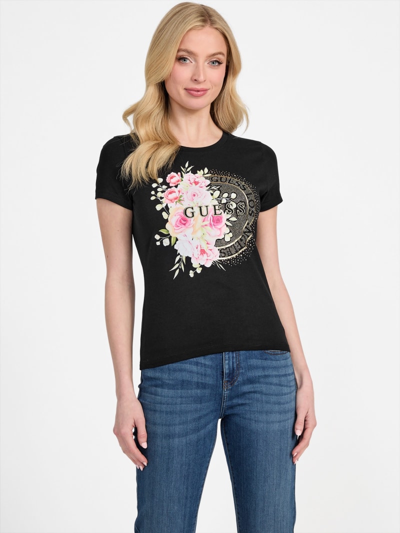 Telly Crewneck Tee | GUESS Factory