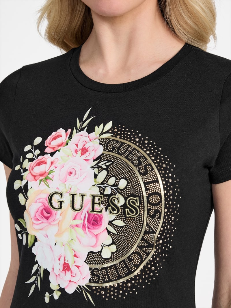 teket☆Group Tee Telly Crewneck Tee | GUESS Factory