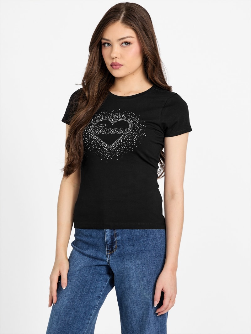 Eco Didi Heart Logo Tee | GUESS Factory