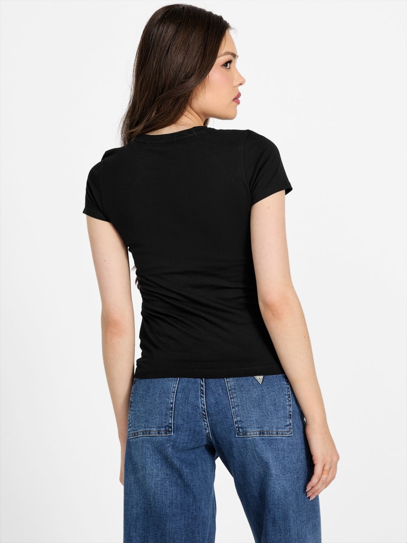 CANDY TUNE 定番Tee yer.2 BLACK L Eco Didi Heart Logo Tee | GUESS Factory