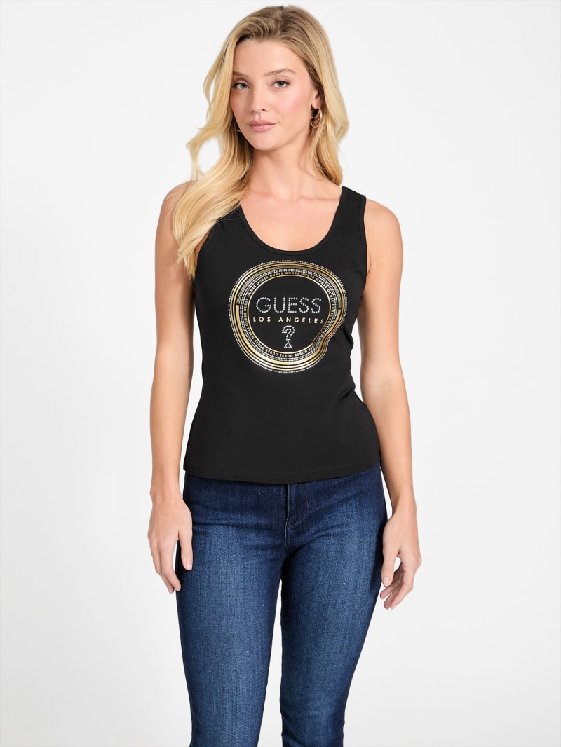 Eco Francine Logo Tank | GUESS Factory