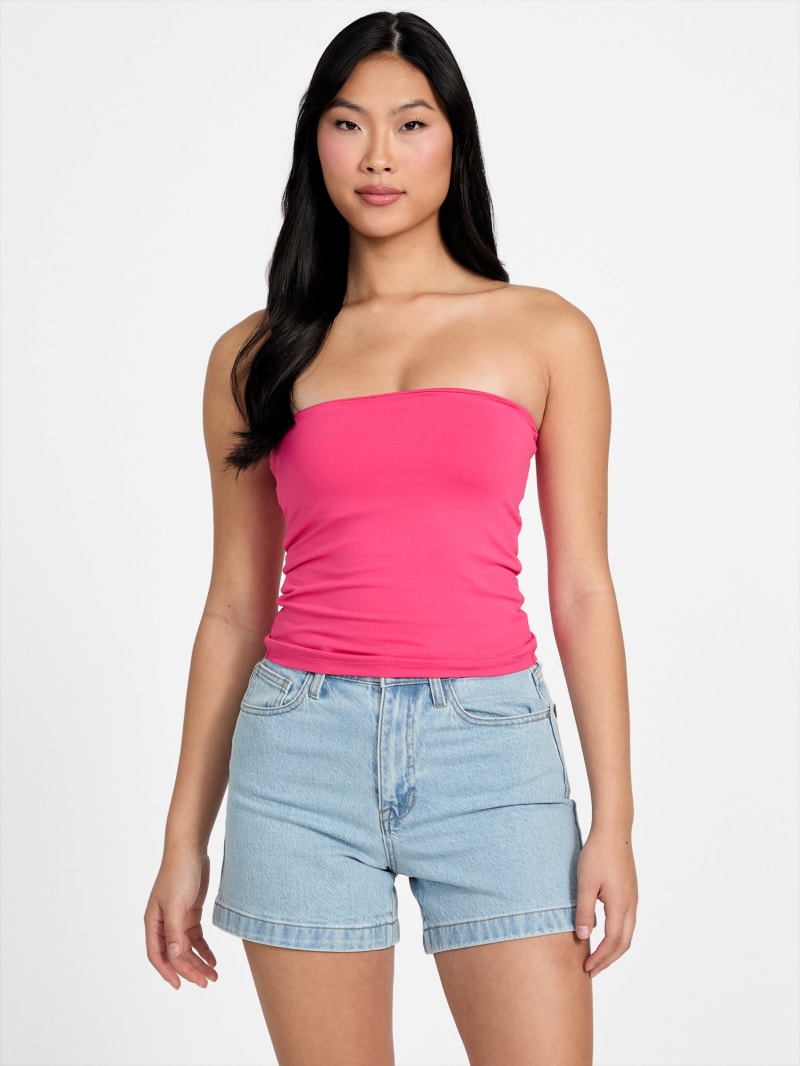 トップス 2000s gal tube top Pink Y2K Cropped Tube Top - NWT - 2000s Tube Top - Y2K Crop