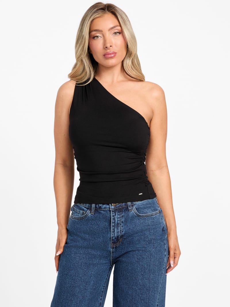 Belle One-Shoulder Tank | GUESS Factory