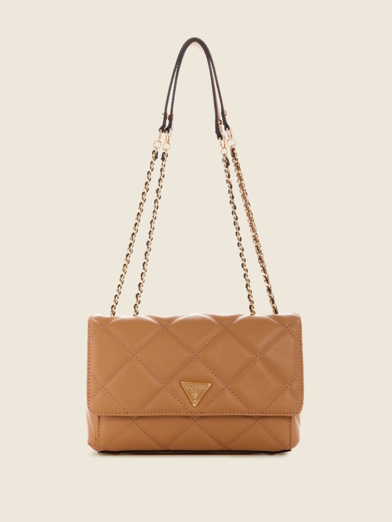 Cessily Quilted Convertible Crossbody GUESS Factory