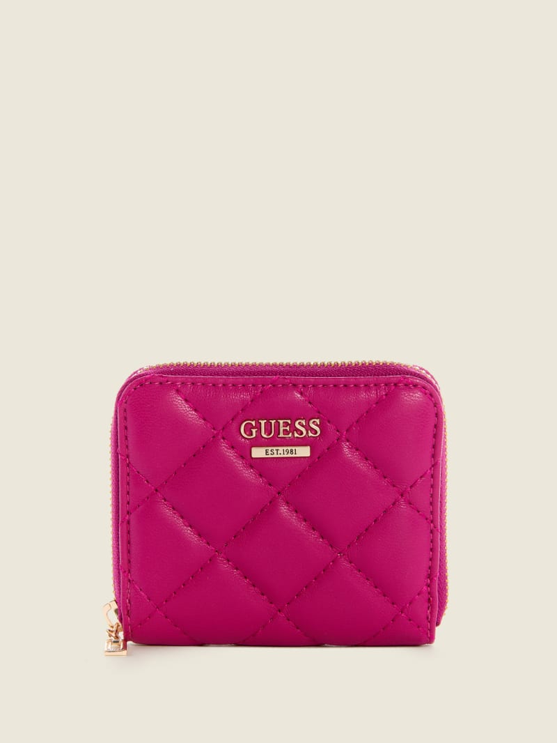 Cessily Quilted Small Zip-Around Wallet
