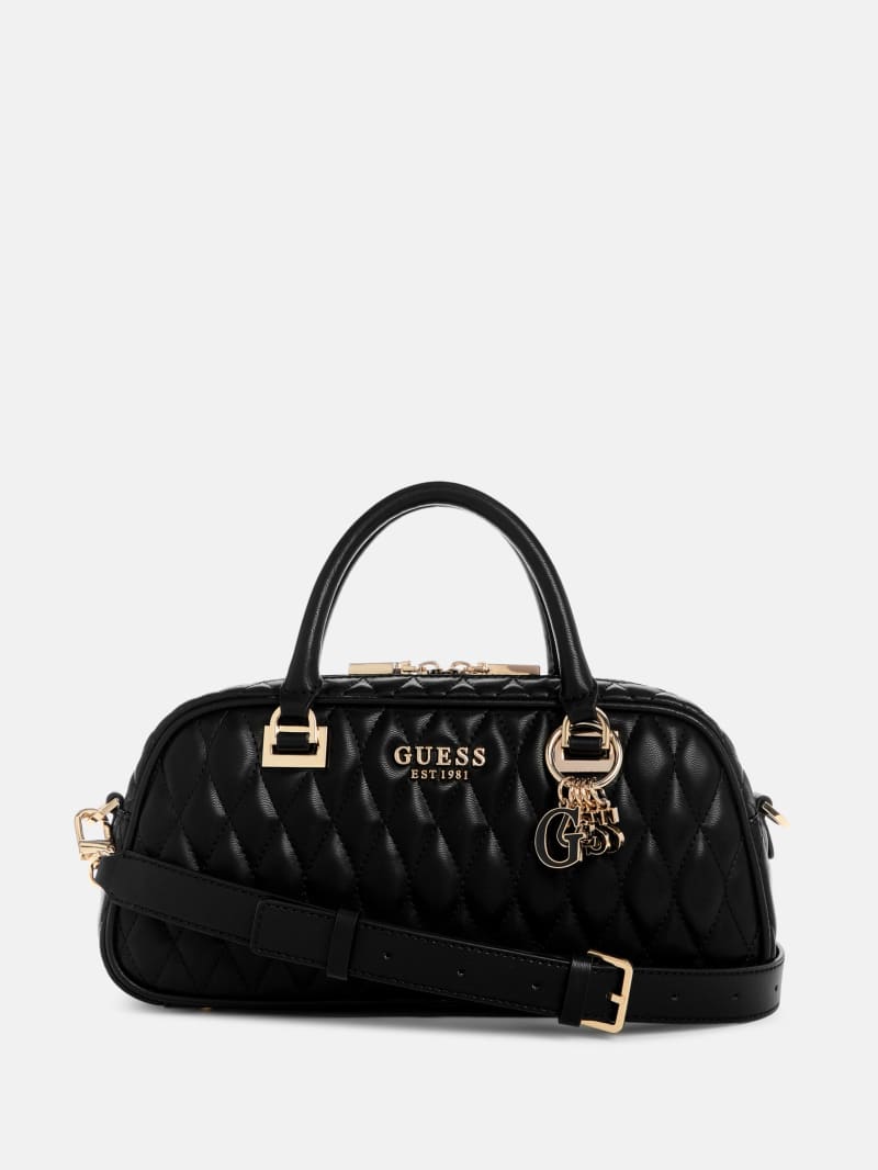 Guess VALLA SMALL SATCHEL - Borsa a tracolla - red/rosso