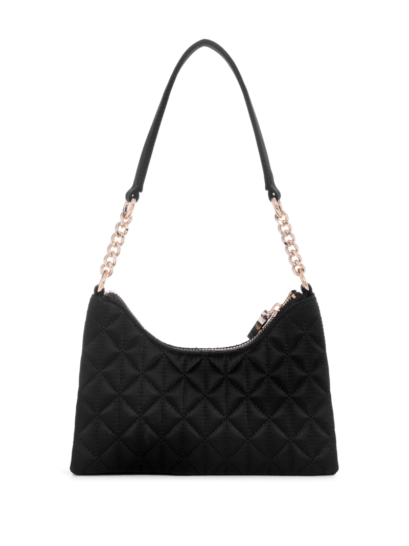 Velina Quilted Satin Mini Shoulder Bag | GUESS Canada