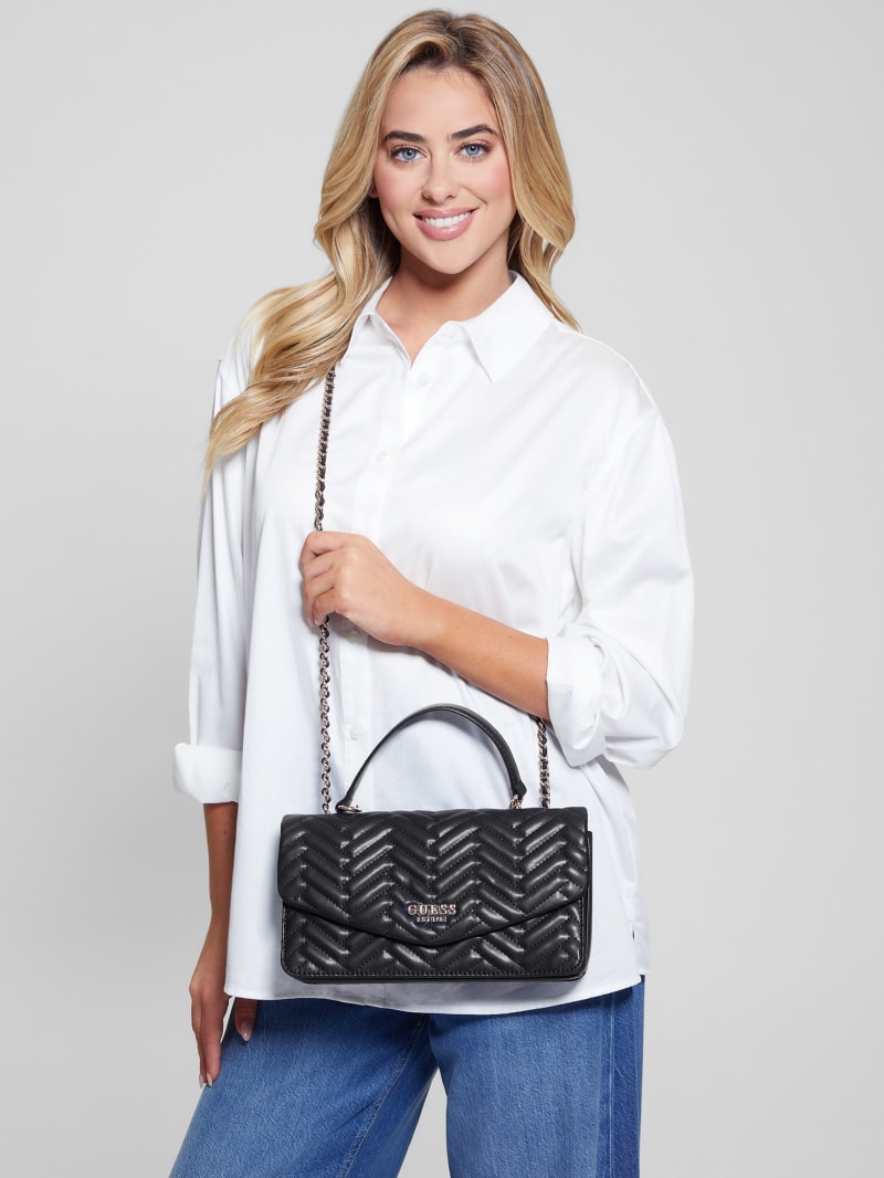 Anning Woven Convertible Crossbody | GUESS