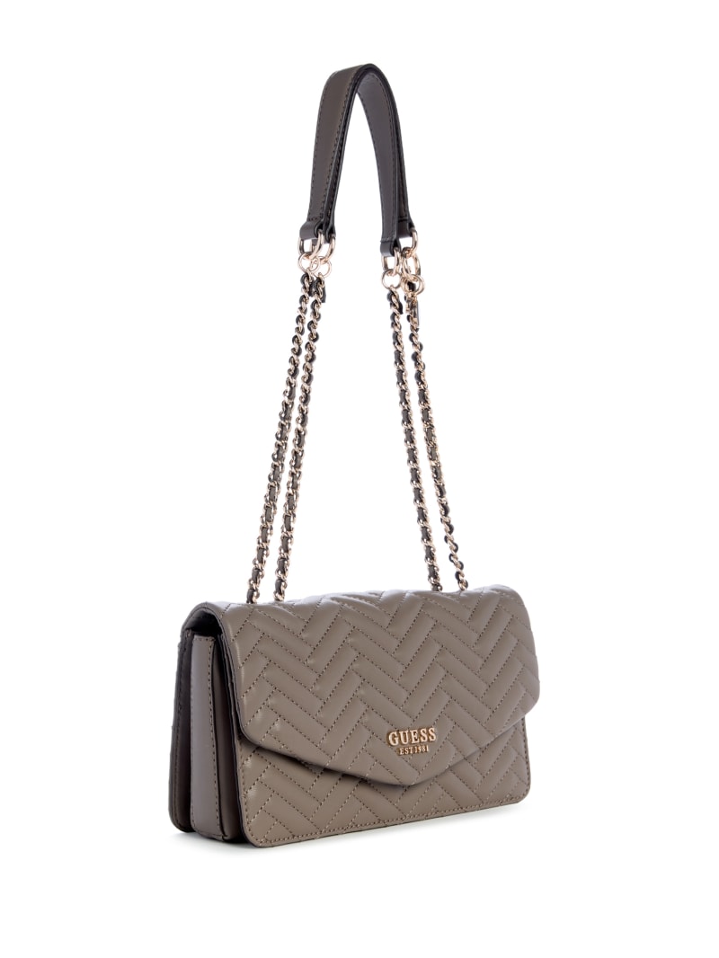 【国内発送】GUESS＊Phaedra Woven Convertible Crossbody WG963821-BLA-ALT1