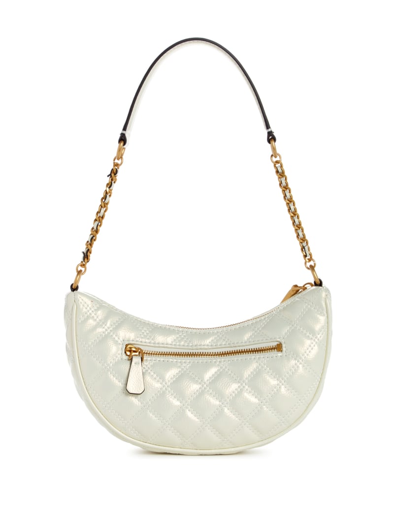 Guess white clearance quilted handbag