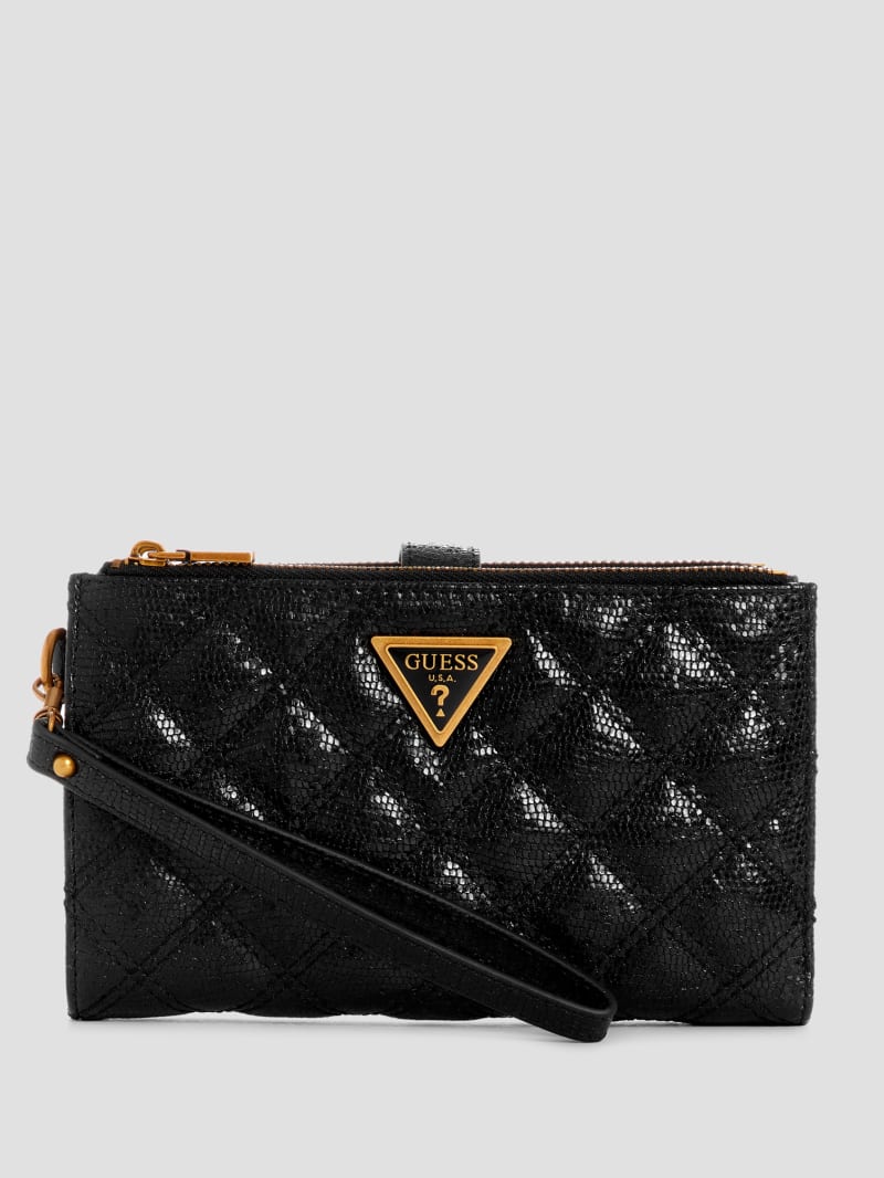 Giully Double Zip Pocket Organizer Wallet GUESS