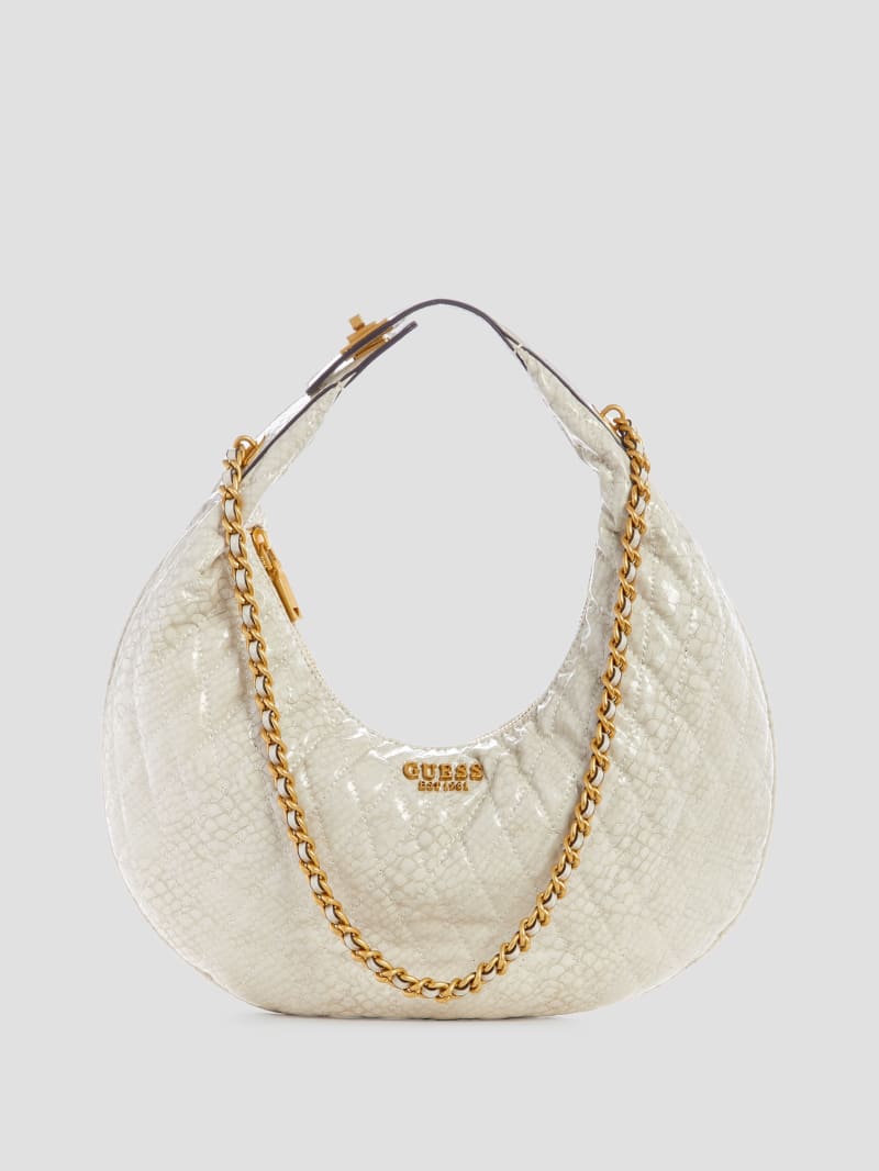 Dema Quilted Hobo Bag GUESS Canada