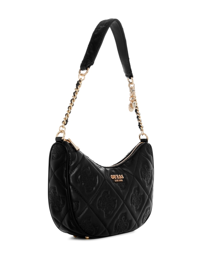 Black shoulder new arrivals bag guess