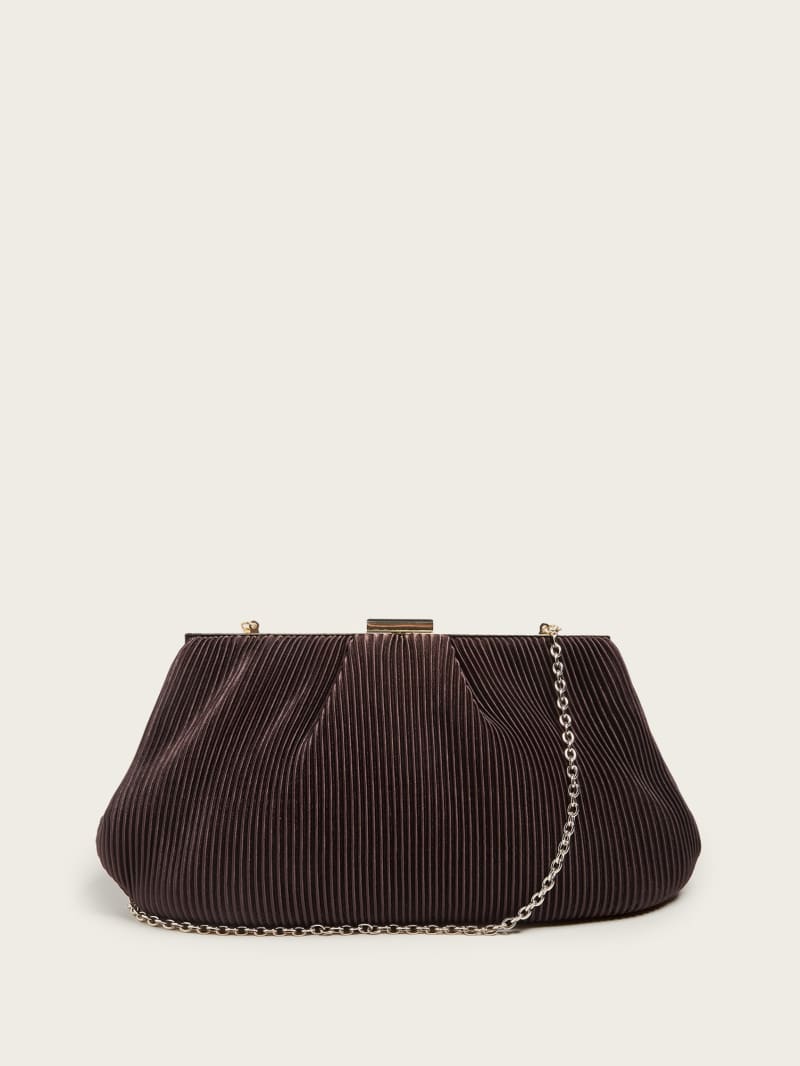 Brielle Satin Clutch GUESS Canada
