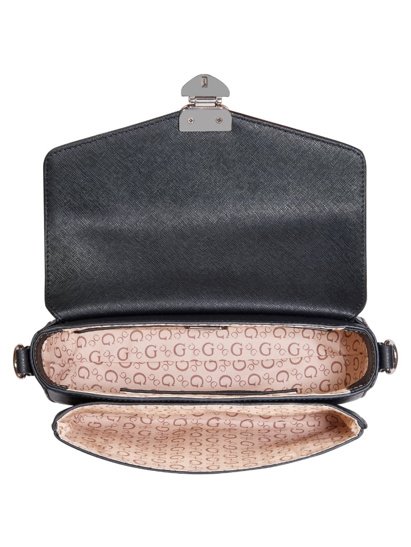 Elenaです Elaina Micro Print Crossbody | GUESS Factory