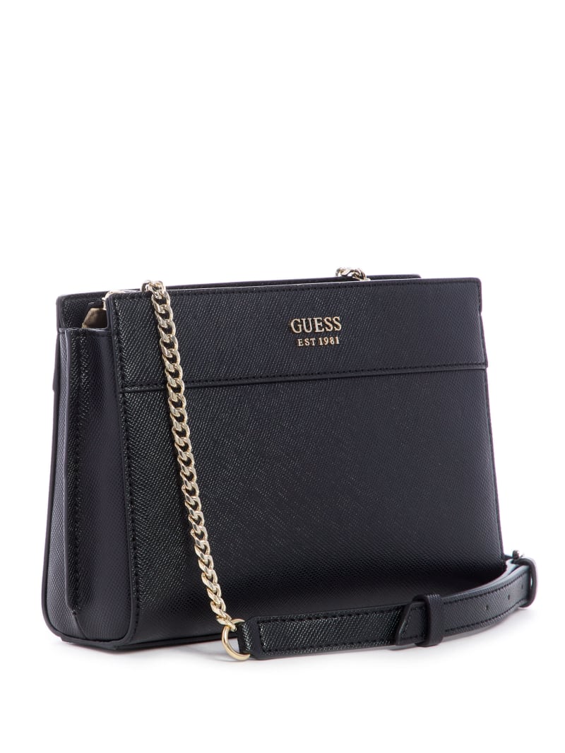 black crossbody bag guess