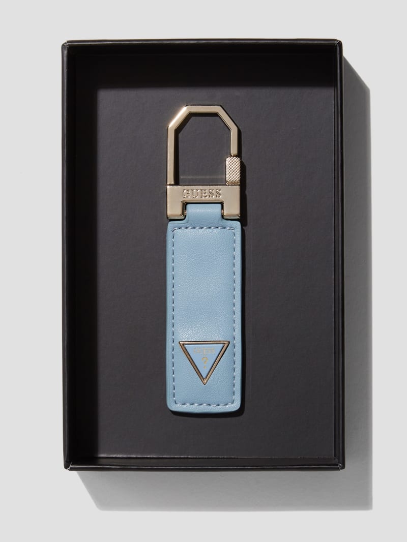 Faux-Leather Key Ring | GUESS