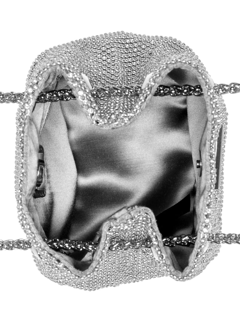 Versona  rhinestone mesh bag