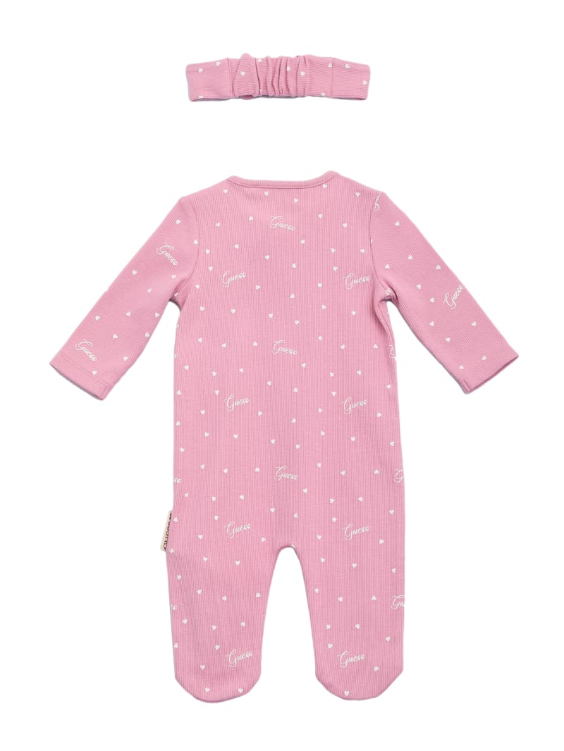 GUESS® Eco Coverall and Headband Set (0-12M)