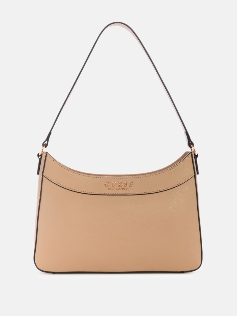 クークーポッン！ Pecan Leather Brown Crossbody Bag | Dukes Place Collection AW25