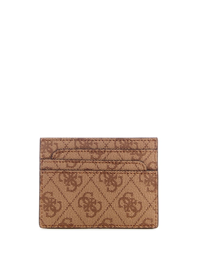  GUESS Vezzola Money Clip Card Case Brown : Clothing