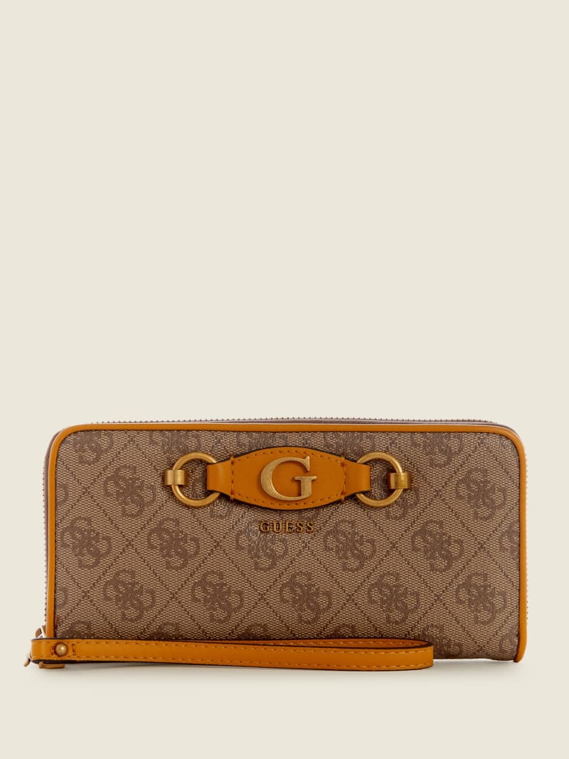 Izzy Logo Large ZipAround Wallet GUESS