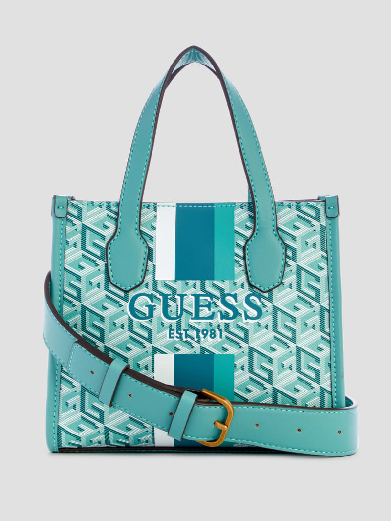 Guess Silvana Mini Totes - Blue - One Size