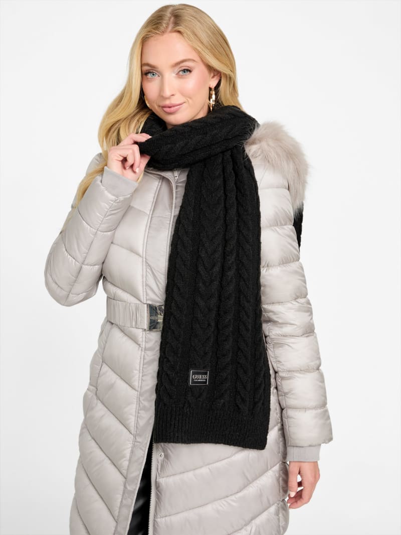 Cable-Knit Scarf