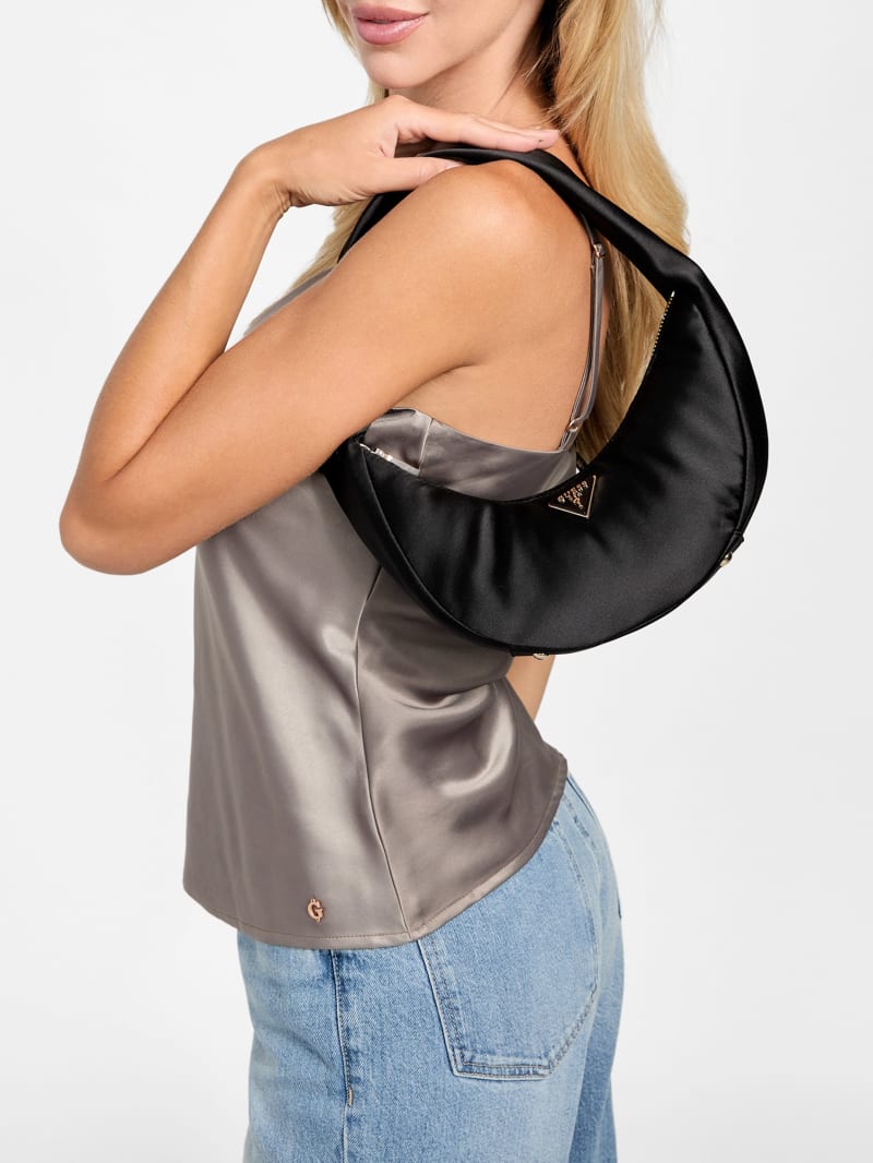 Sunetra Satin Mini Shoulder Bag
