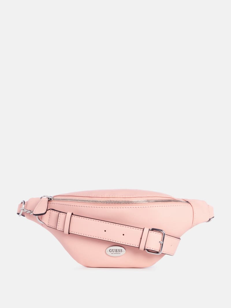 Guess pink belt bag hot sale