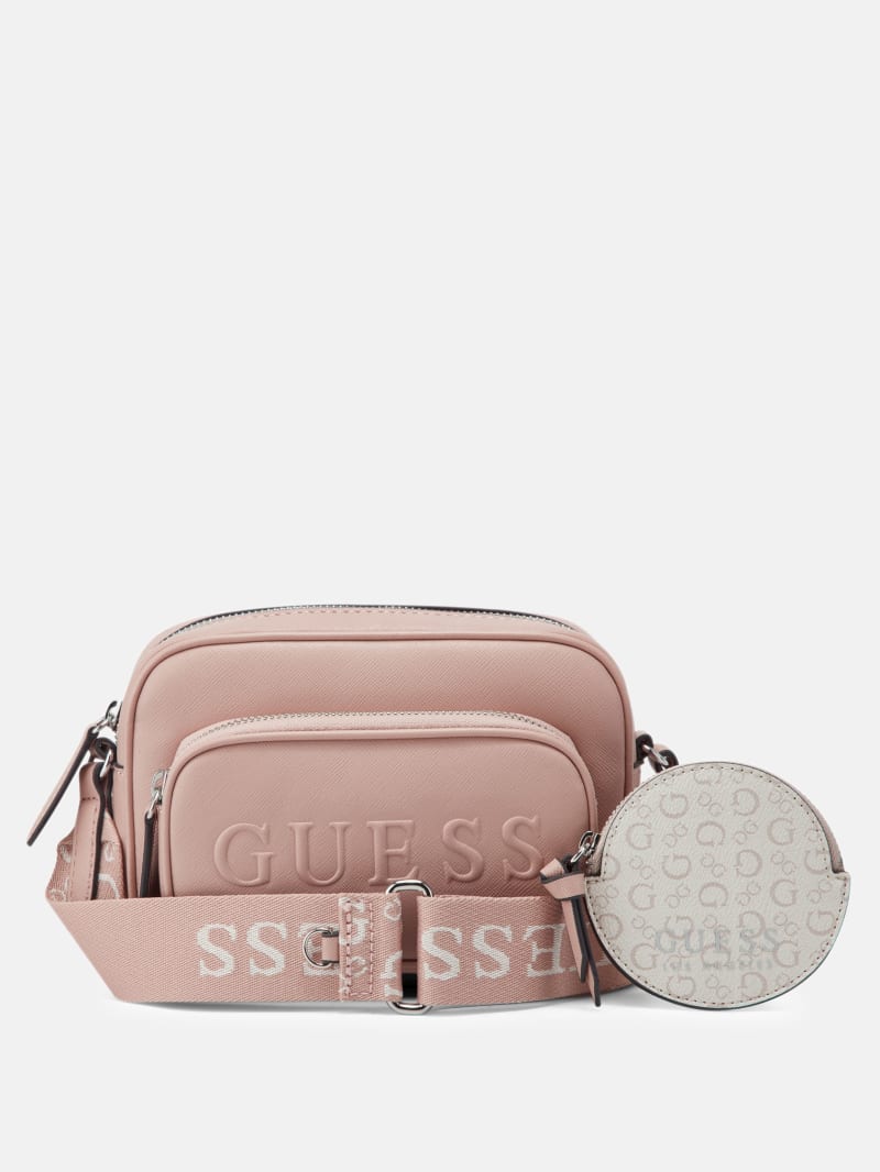 Lya Mini Double-Zip Crossbody | GUESS Factory