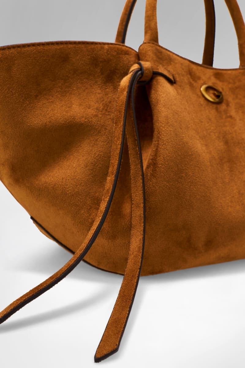 Allegra Suede Handbag