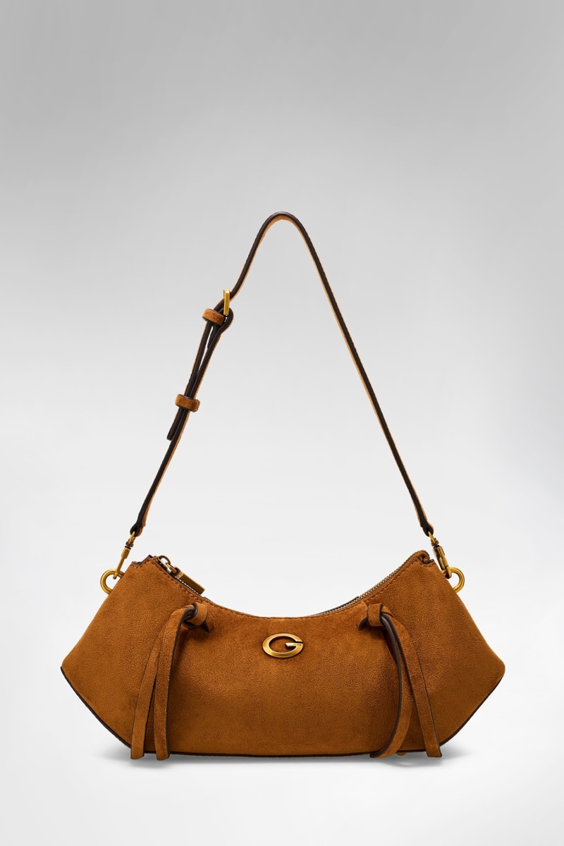 Allegra Suede Shoulder Bag