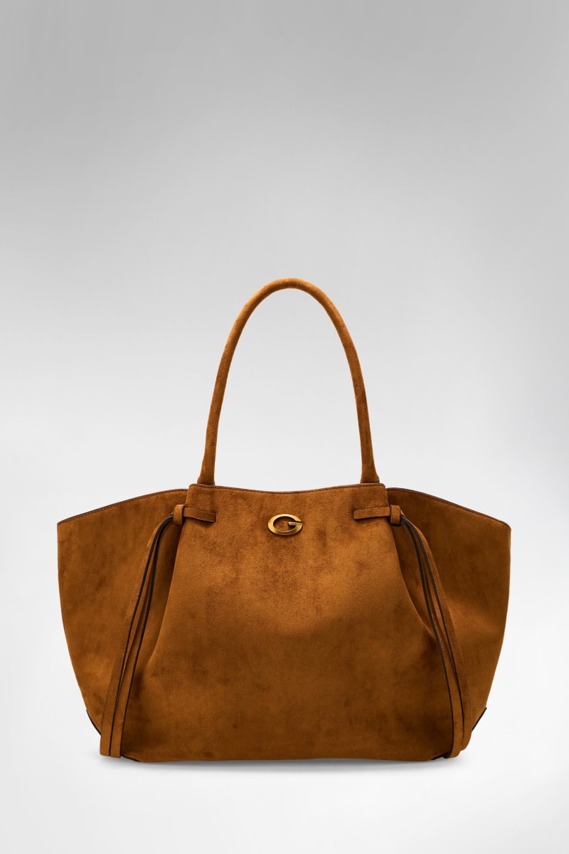 Allegra Suede Tote Bag — Guess