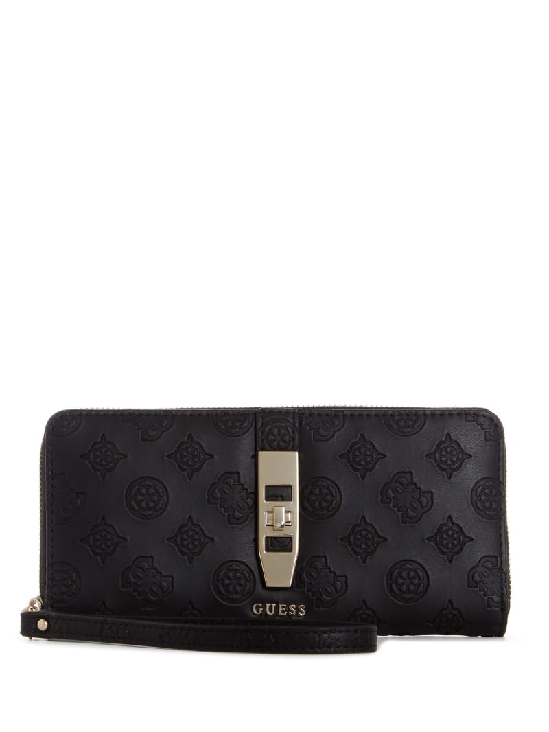 Peony Classic Large Debossed Wallet | GUESS