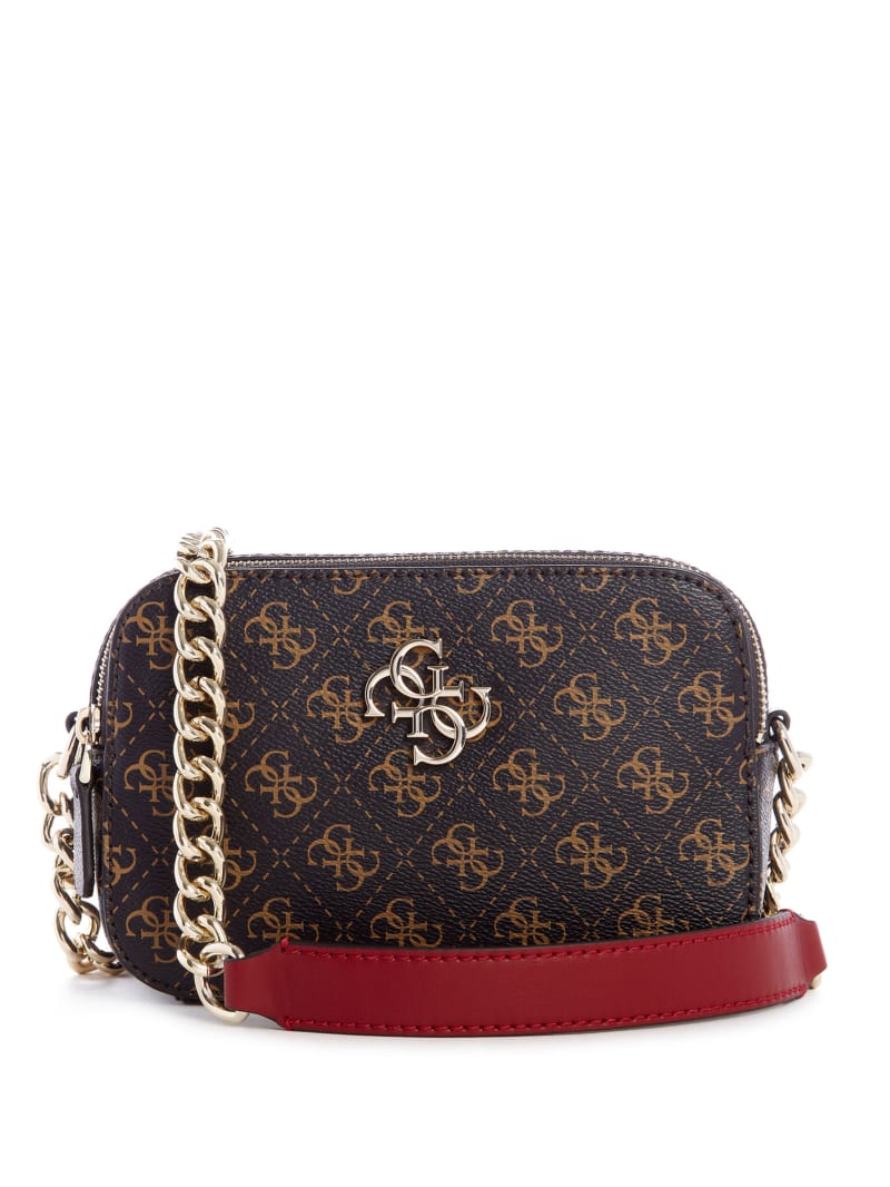 Noelle Logo Printed Camera Crossbody GUESS
