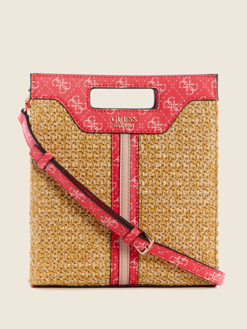 Guess straw bag discount