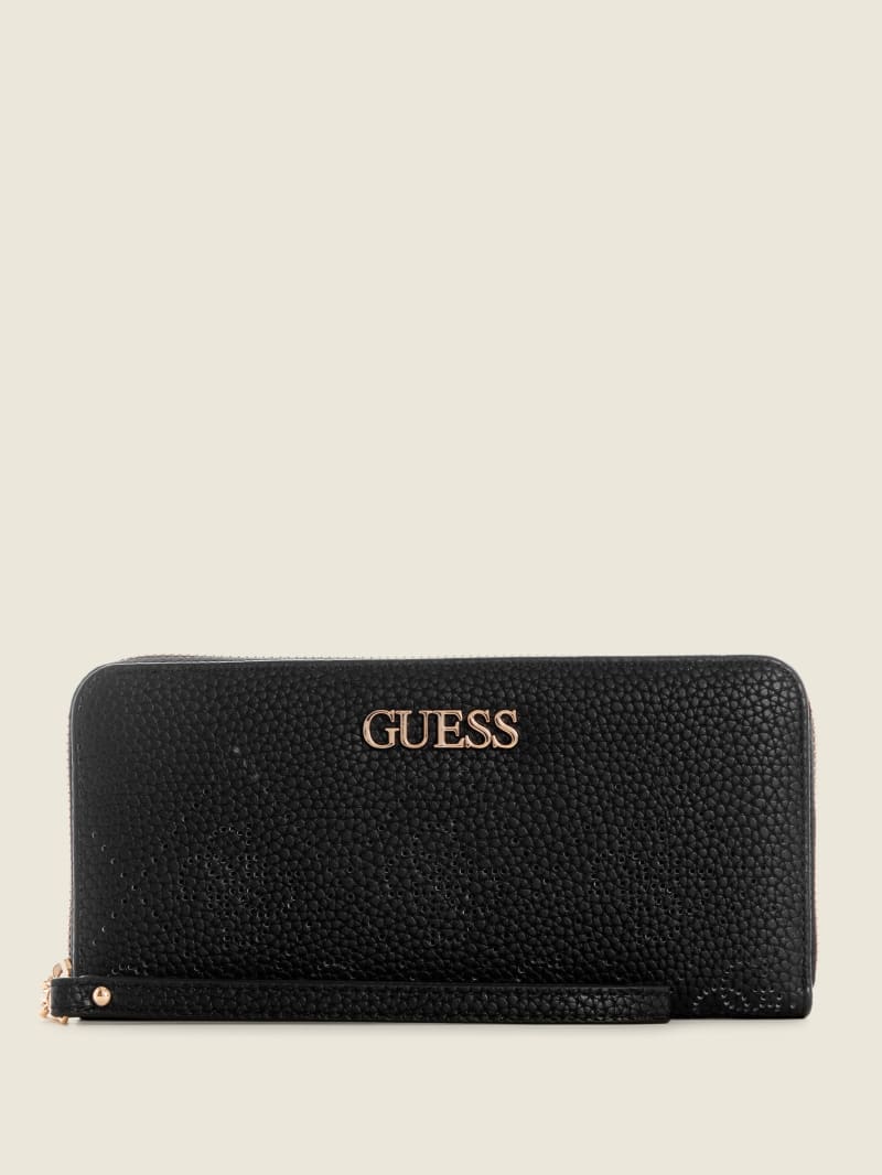 GuessGUESS Abey SLG Large Zip Around L Natural Python Marca 