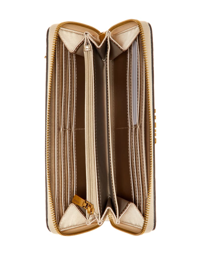 ★Guess ★G Wave Large Zip Around Wallet ★関税込★ Laurel Large Zip-Around Wallet | GUESS