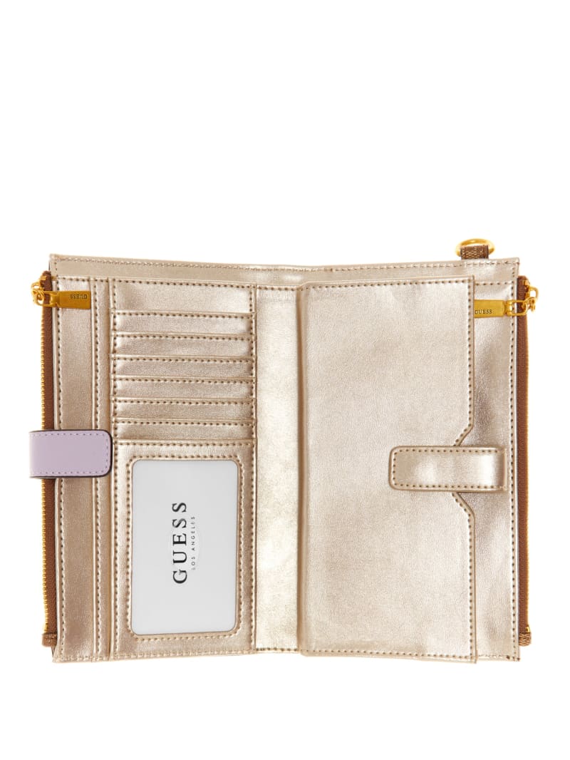 GUESS® Laurel Quattro G Double-Zip Organizer Wallet