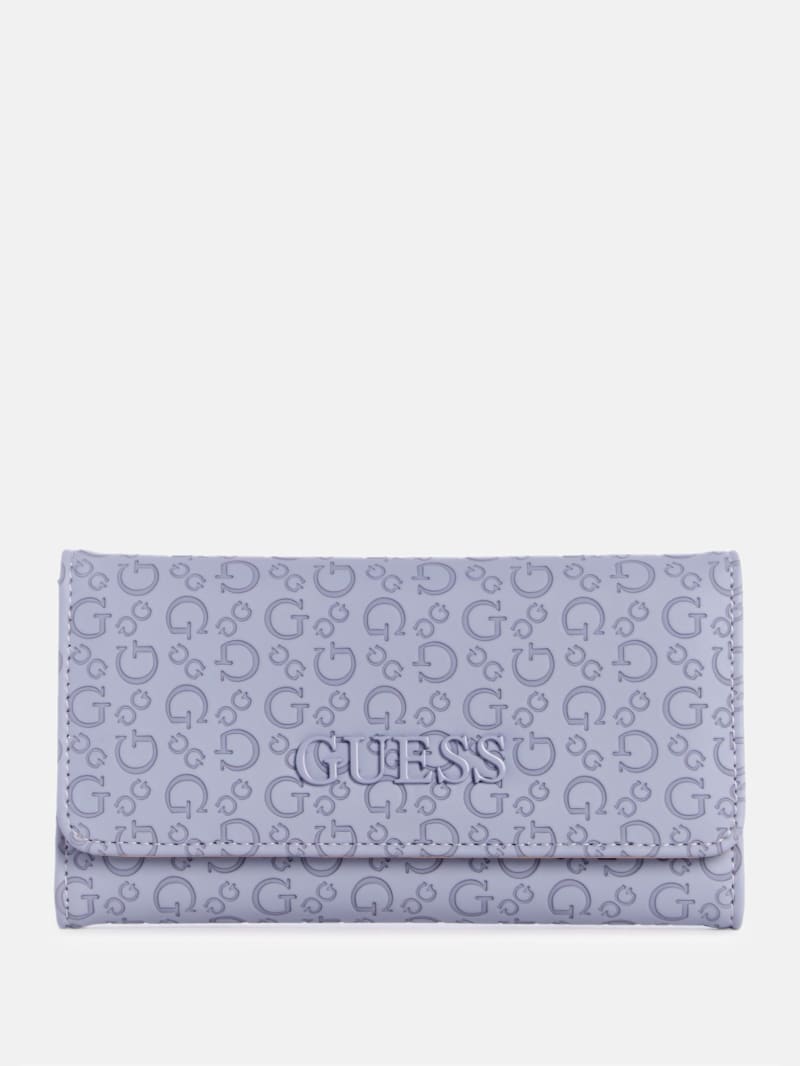 Fin portefeuille à pochette à logo en creux Bowie