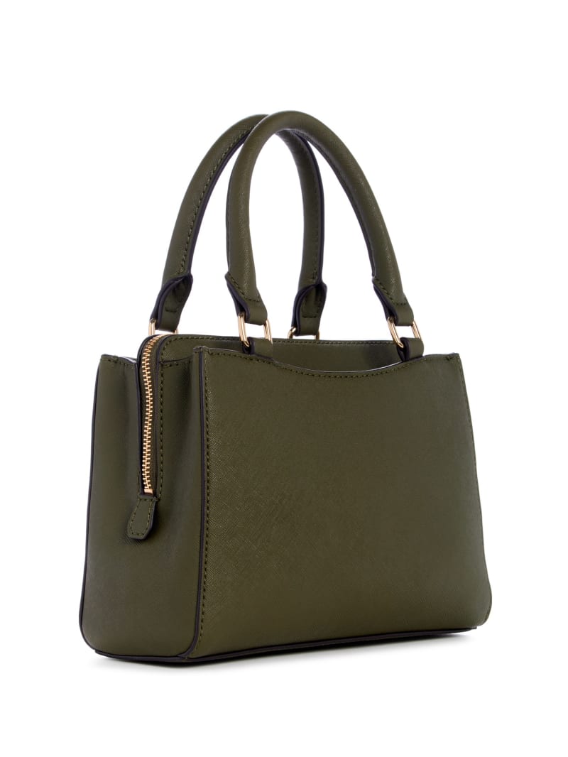 Faux leather satchel deals