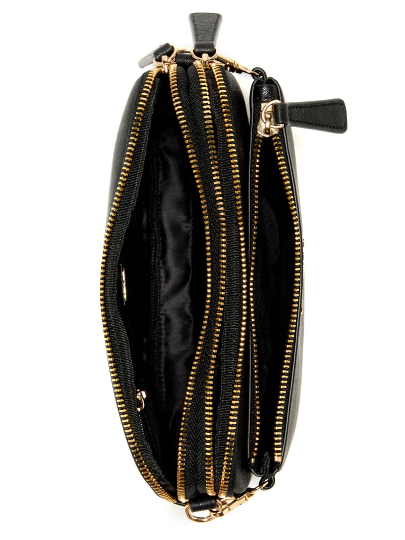 Aengus Dual-Zip Mini Crossbody | GUESS Factory