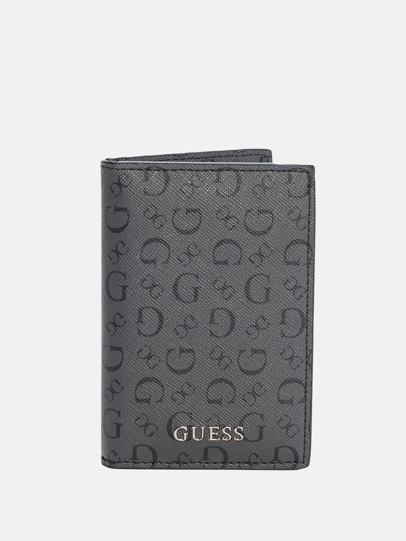 ★cozing★ Ribbon wallet_grey GUESS Logo L-Fold Wallet | GUESS Factory