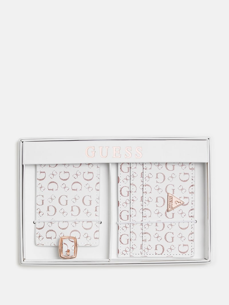 Logo Luggage Tag and Card Holder Box Set | GUESS Factory