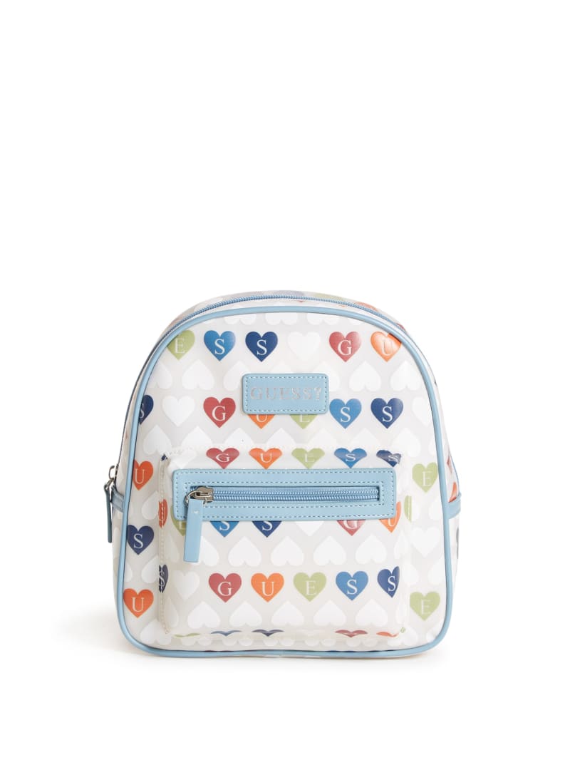Heart Print Jelly Backpack