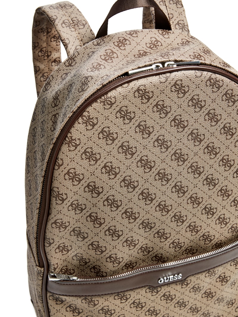 Guess kevin logo print backpack best sale