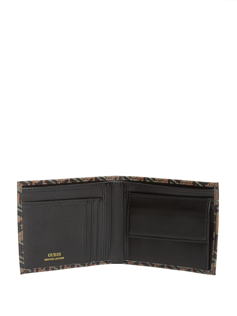 Guess genuine leather wallet hot sale