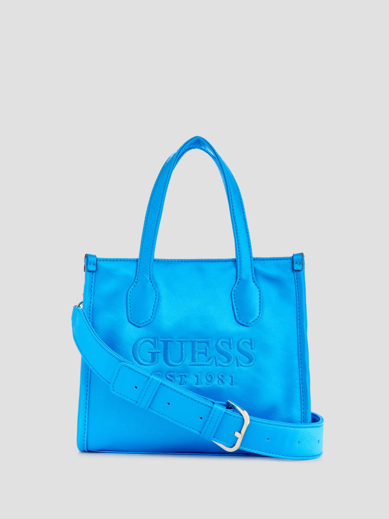 Silvana Satin Mini Tote GUESS Canada